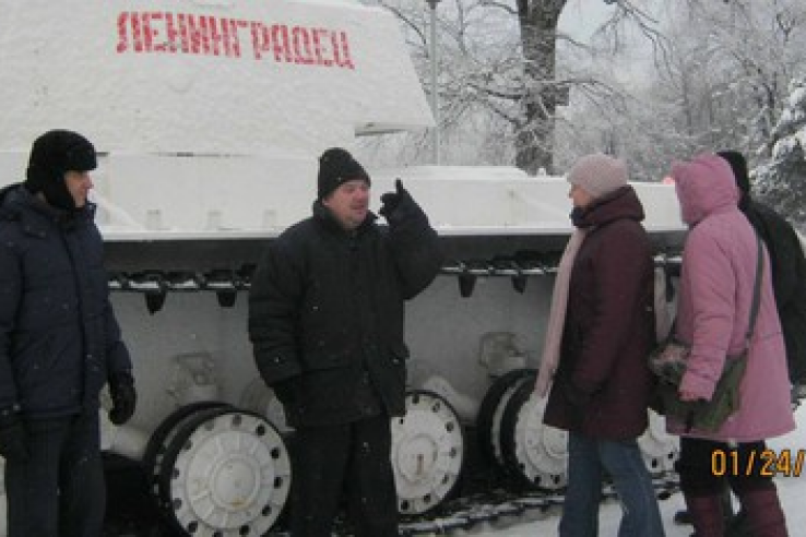 24 января 2014 года проживающие ЛОГКУ «Кировский ПНИ»  посетили музей-диораму