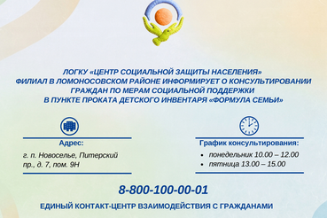 Консультации по мерам поддержки — теперь в Новоселье!